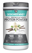 Designer Whey Vanilla Protein Powder 2 lbs/18 g Protein