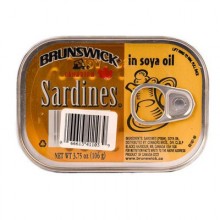 Brunswick Sardines in Soy Oil 106 g/ 4 oz