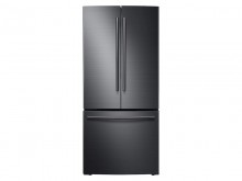 Samsung 22 Cubic ft Freanch Door Refrigerator Stainless Steel with Digital Inverter Technology RF220FCTAS