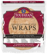 Toufayan Whole Wheat Wrap 1.15 kg / 2.5 lb