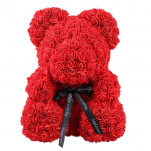 Rose Teddy Bears Red 25 cm