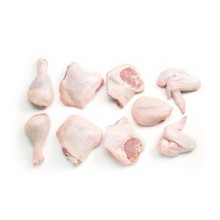 Alduka Frozen Chilled Chicken 8 Cut, 1 unit/4.5lbs