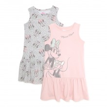 MINNIE MOUSE BABY & TODDLER GIRLS' TANK DRESS 2 PACK, SIZE 18M