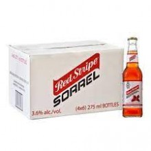 RED STRIPE SORREL BEER 24 x 275ML CASE