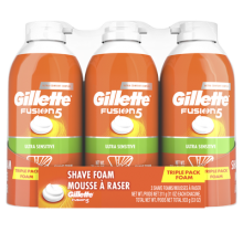 Gillette Fusion 5 Shaving Gel 3 pk/11 oz