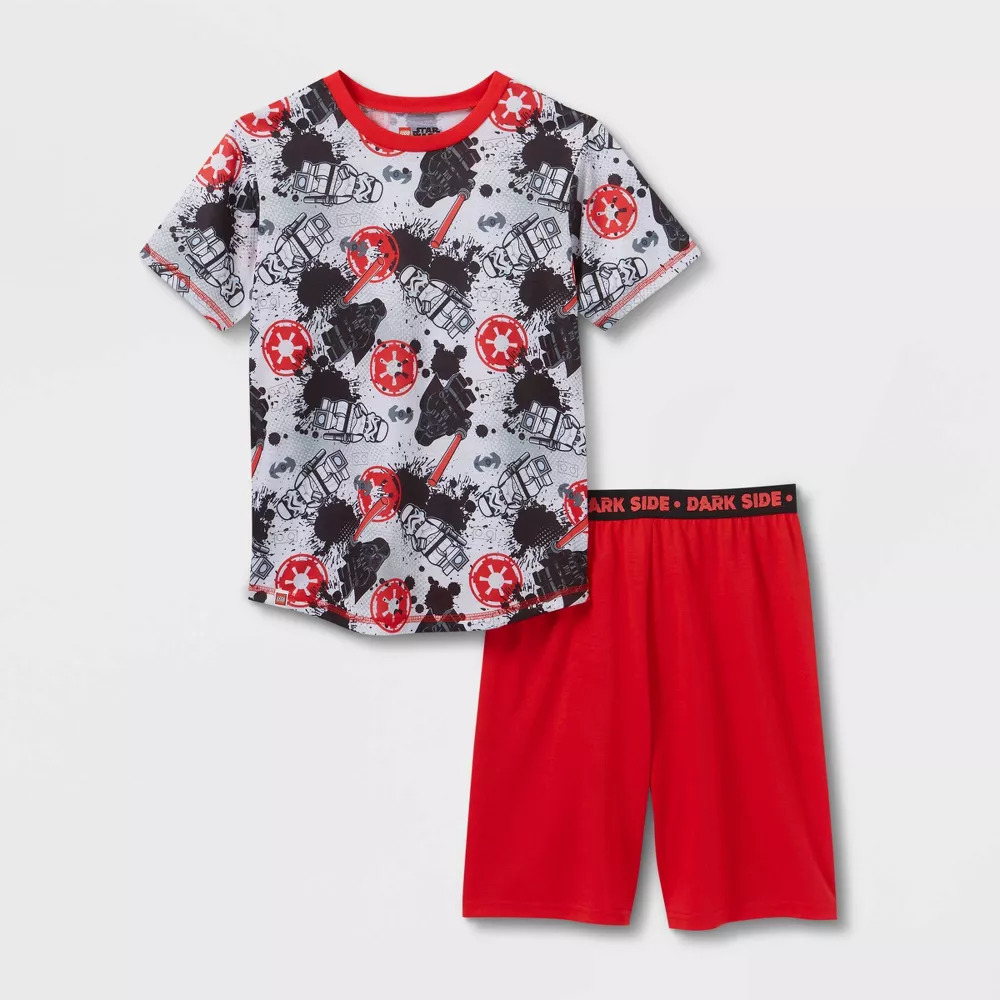 BOYS LEGO STAR WAR DARTH VADER 2PC PAJAMA SET SIZE S 6 7 Alduka